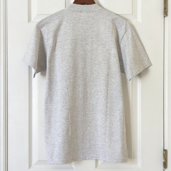 Las Vegas 90's Vintage Paisley Embroidered Short Sleeve Crewneck T-shirt Gray M - Picture 8 of 9